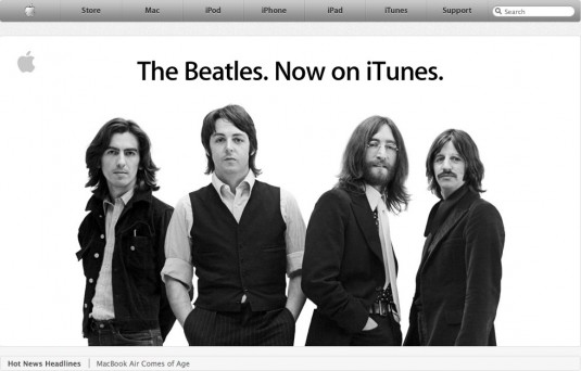 The Beatles on iTunes